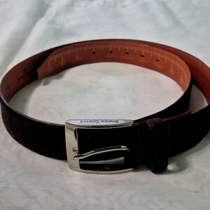 Elegant Black and Brown Women's Belt by